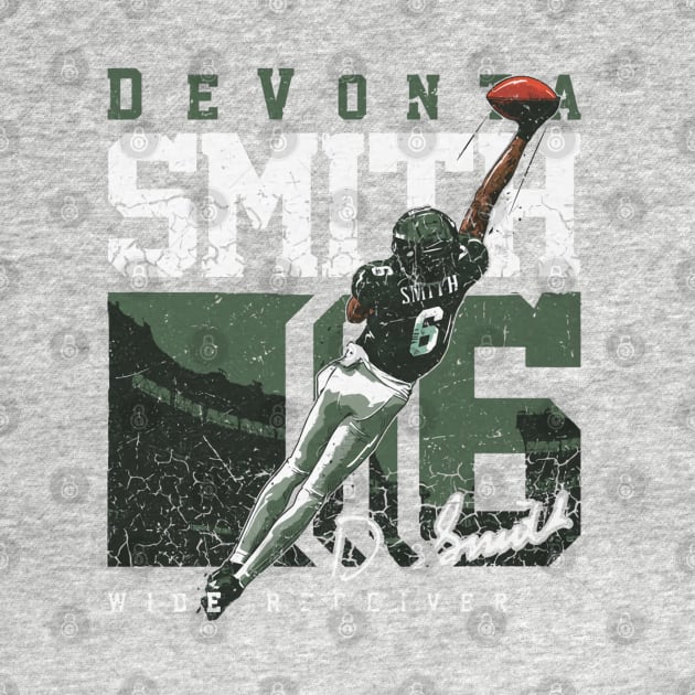 DeVonta Smith Philadelphia Catch by Chunta_Design